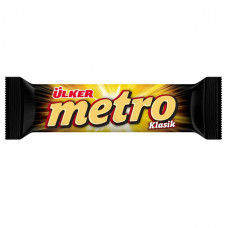 Батончик Ulker Metro с карамелью нугой и молочным шоколадом, 36гр Батончик Ulker Metro с карамелью нугой и молочным шоколадом, 36гр