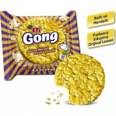 Eti Gong Кукурузно-рисовые хлопья со вкусом меда и горчицы 34 г