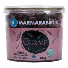 MARMARABIRLIK, Вяленые маслины, GURME калибровка M, с косточкой, пл/б, 400г, MARMARABIRLIK, Вяленые маслины, GURME калибровка M, с косточкой, пл/б, 400г,
